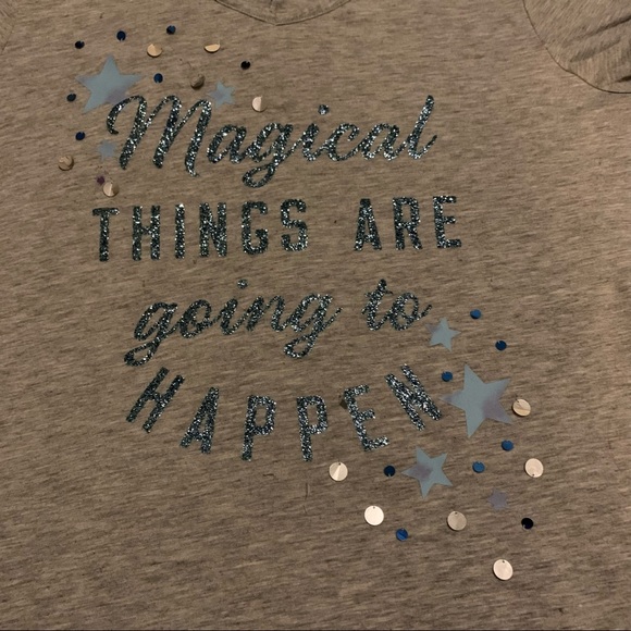 💥 Justice Girls Size 20 Plus SS Shirt - Picture 2 of 9